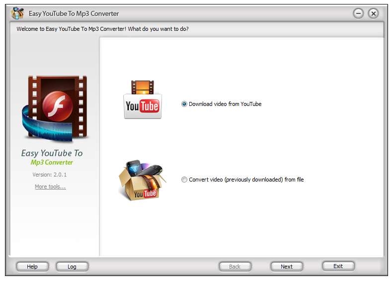 Easy wizard program to download YouTube video & convert the downloaded video